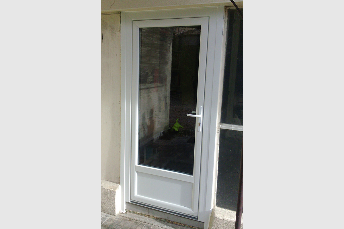 Porte-fenêtre 1 vantail PVC blanc