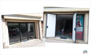 Porte vitrée en aluminium GMA Fenêtres Alès