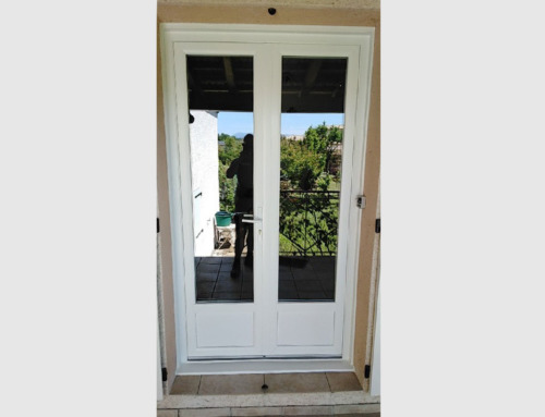 Porte-fenêtre PVC blanc