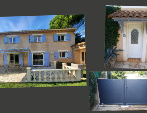 Fenêtres et portes-fenêtres en pvc blanc et baies coulissantes en alu