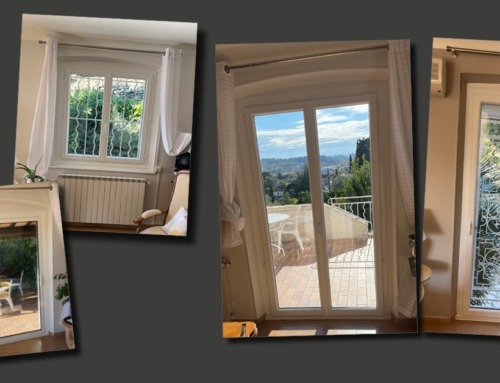 Rénovation menuiseries en PVC et aluminium blanc