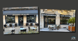 Menuiseries en aluminium gris anthracite par GMA Fenêtres à Alès