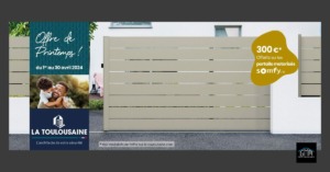 Offre de printemps sur portail motorisé par GMA Fenêtres à Alès