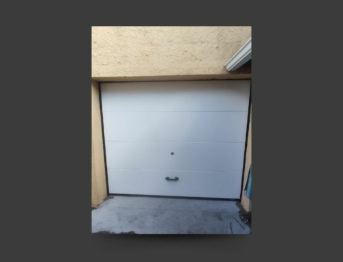 Installation d’une porte de garage sectionnelle